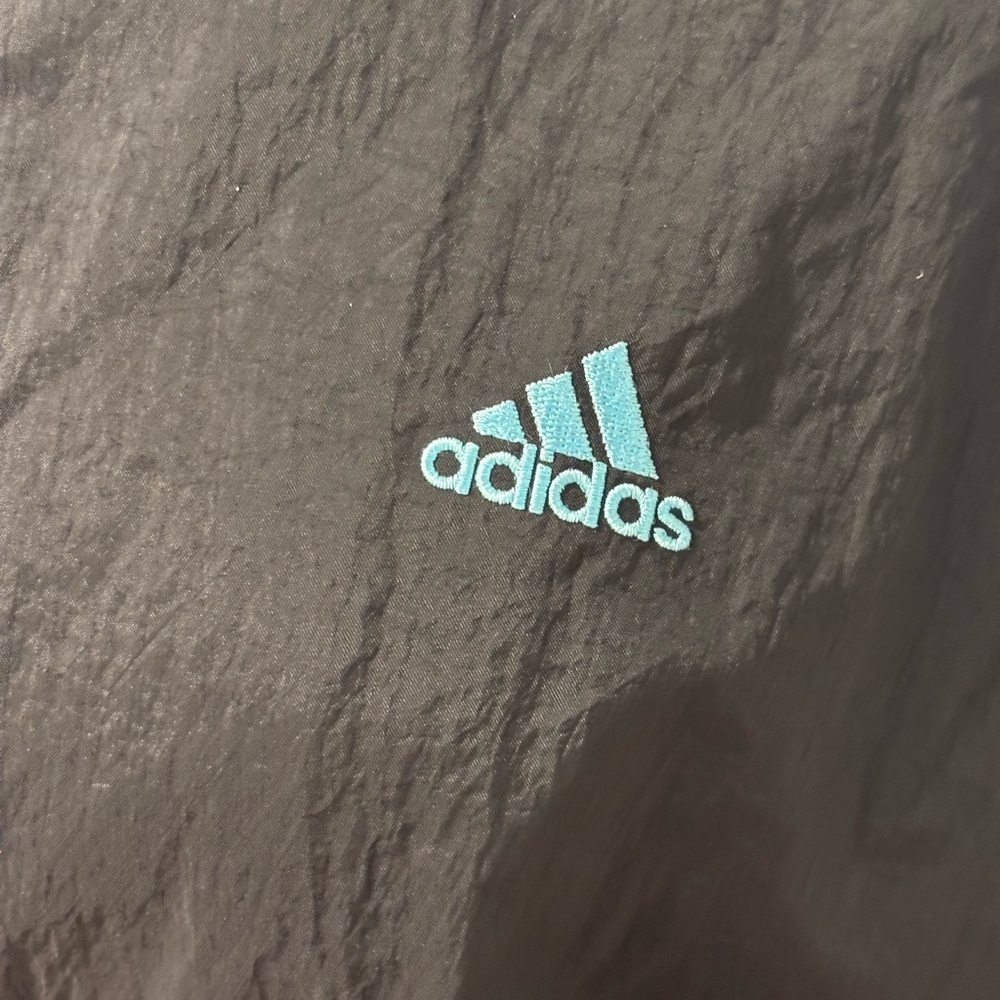 Adidas Women's Black Utility Jacket with Blue Logo - Picture 2 of 10
